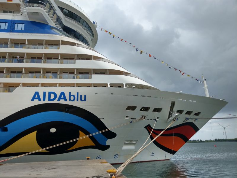 AIDAblu in Port Victoria Mahé/Seychellen